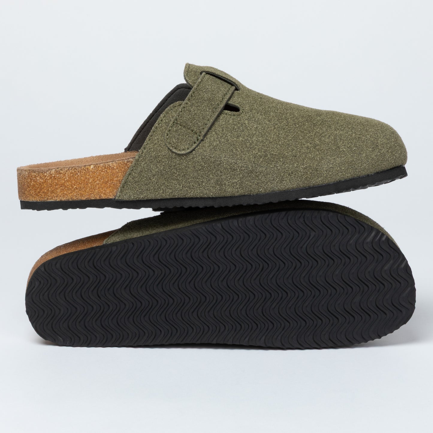 Paw Print Faux Suede Indoor/Outdoor Slide Clogs