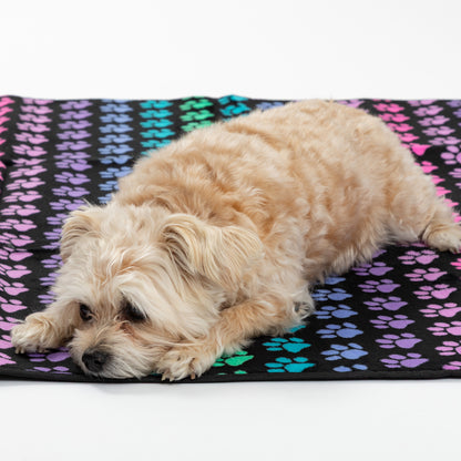 Paws Outdoor Blanket with Waterproof Backing & Handle