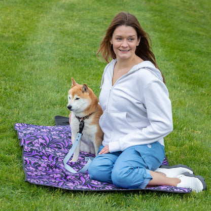 Paws Outdoor Blanket with Waterproof Backing & Handle