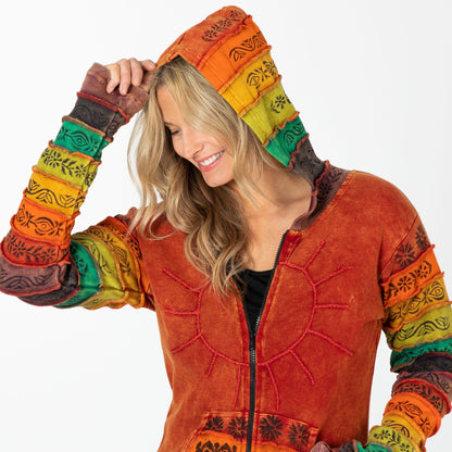 Sunshine Daydream Hooded Jacket | Fair Trade