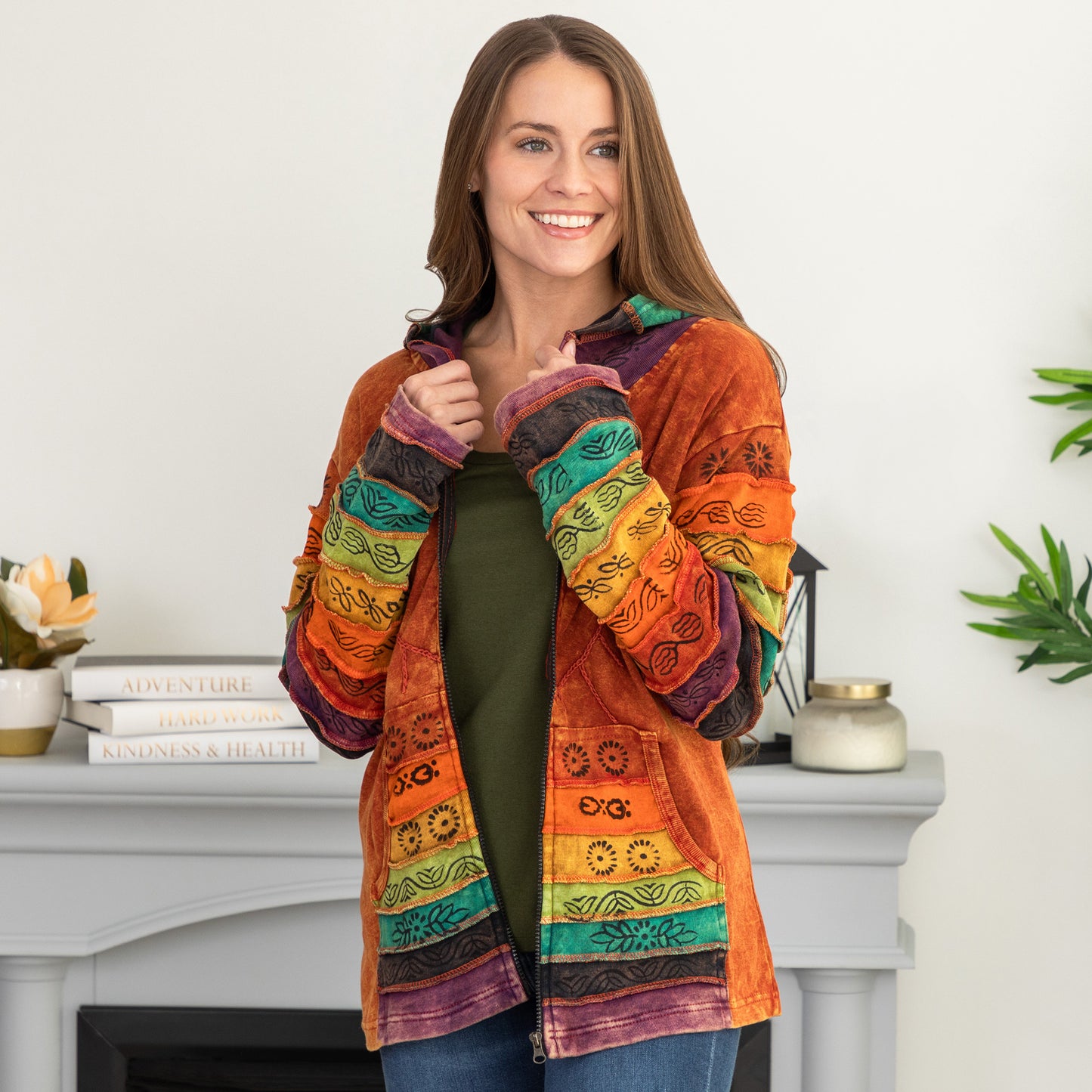 Sunshine Daydream Hooded Jacket | Fair Trade