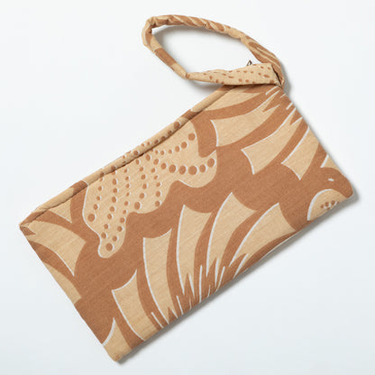 Ugandan Organic Waxcloth Wristlet