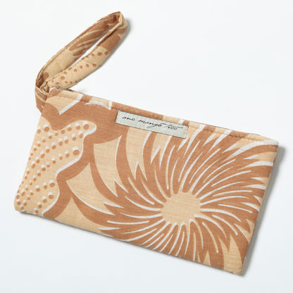 Ugandan Organic Waxcloth Wristlet