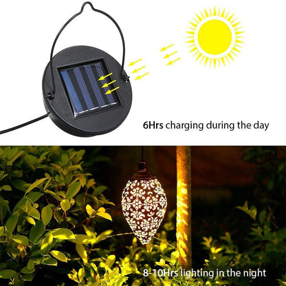 Waterproof Solar Outdoor Hanging LED Lantern