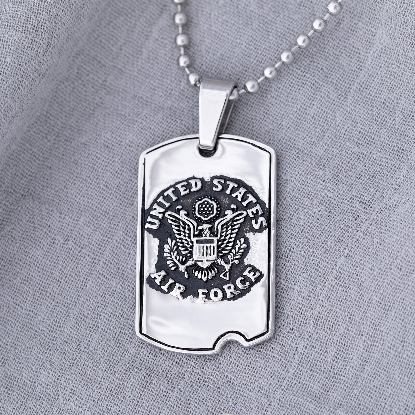 St. Michael Military Dog Tag Necklace