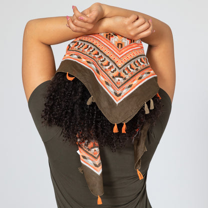 Tribal Tassel Scarf