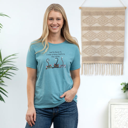 Crazy Before The Cats Women's Relaxed T-Shirt
