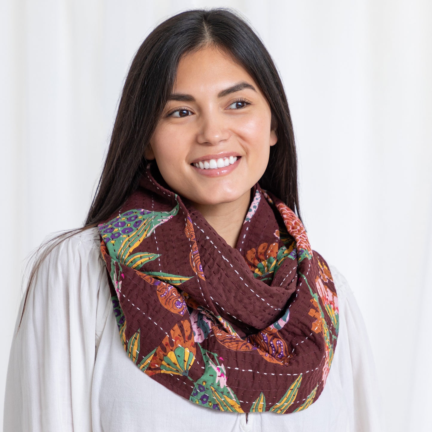 Waves of Color Infinity Scarf | Fair Trade