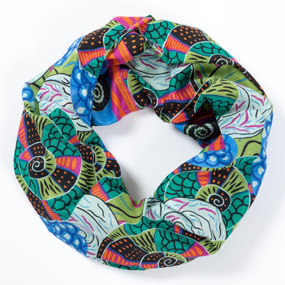 Cascade of Colors Infinity Scarf | Fair Trade