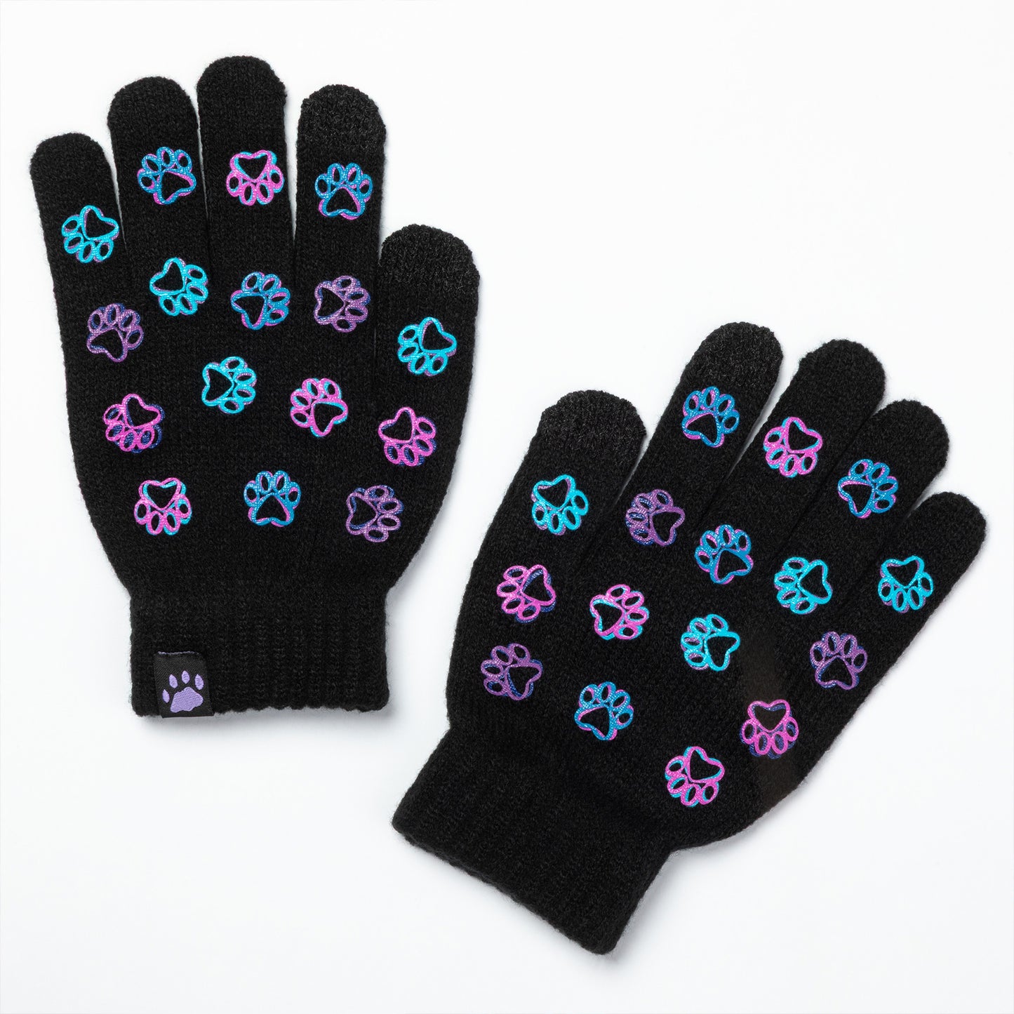 Paw Print Touch Screen Gloves