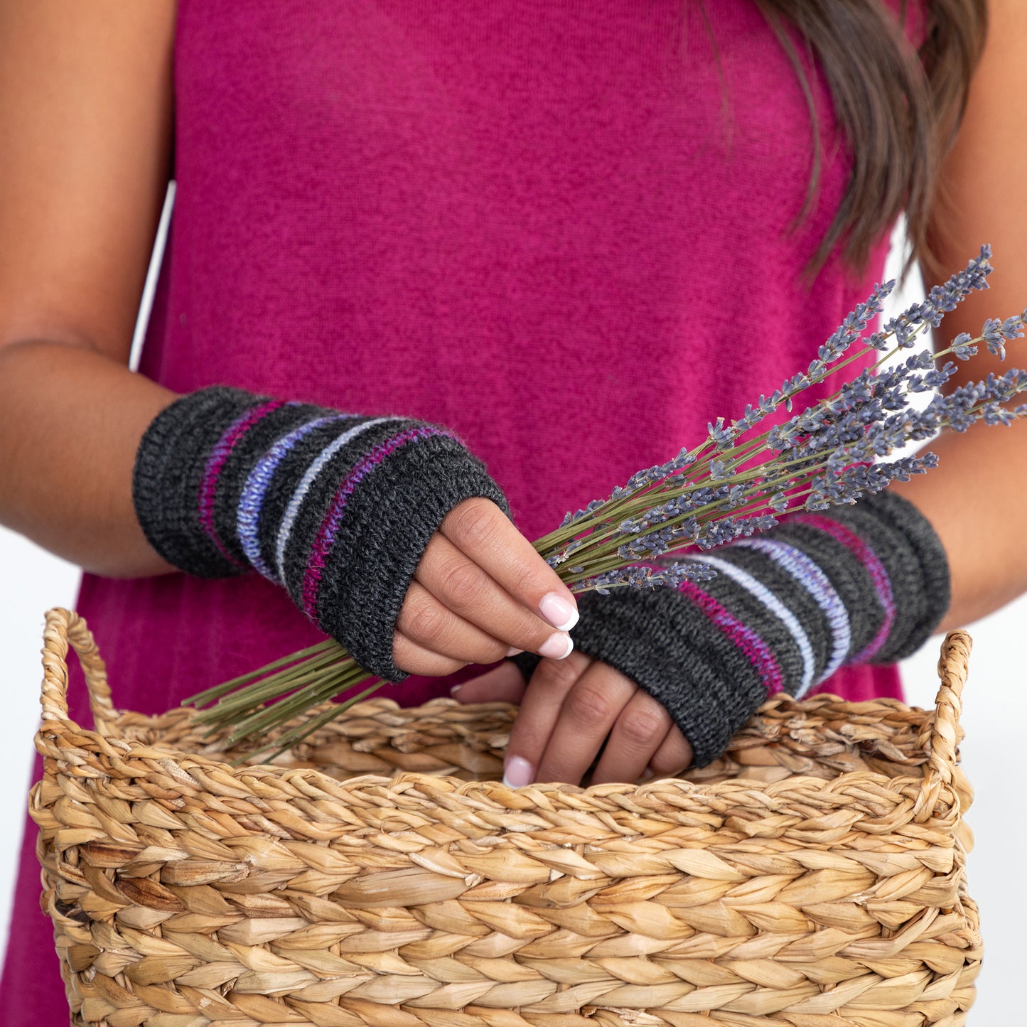 Alpaca Fingerless Mittens | Handmade, Fair Trade, 100% Alpaca Fiber