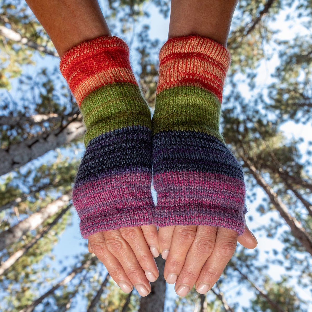 Handmade 100% Alpaca Fingerless Mittens - Fair Trade From Bolivia | The ...