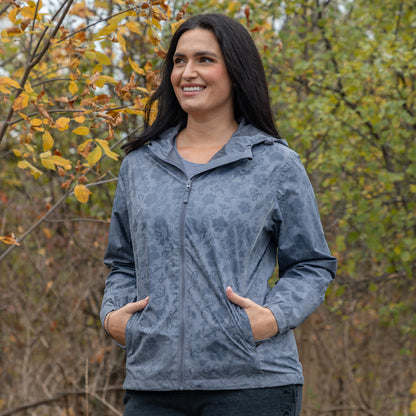 Magical Print Paw Print Rain Jacket