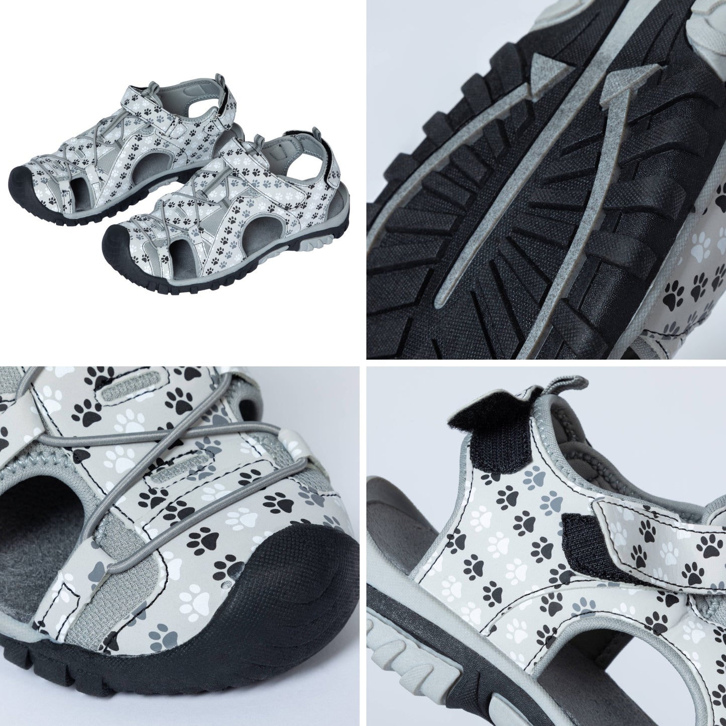 Walking Paws Adjustable Closed Toe Sport Sandals