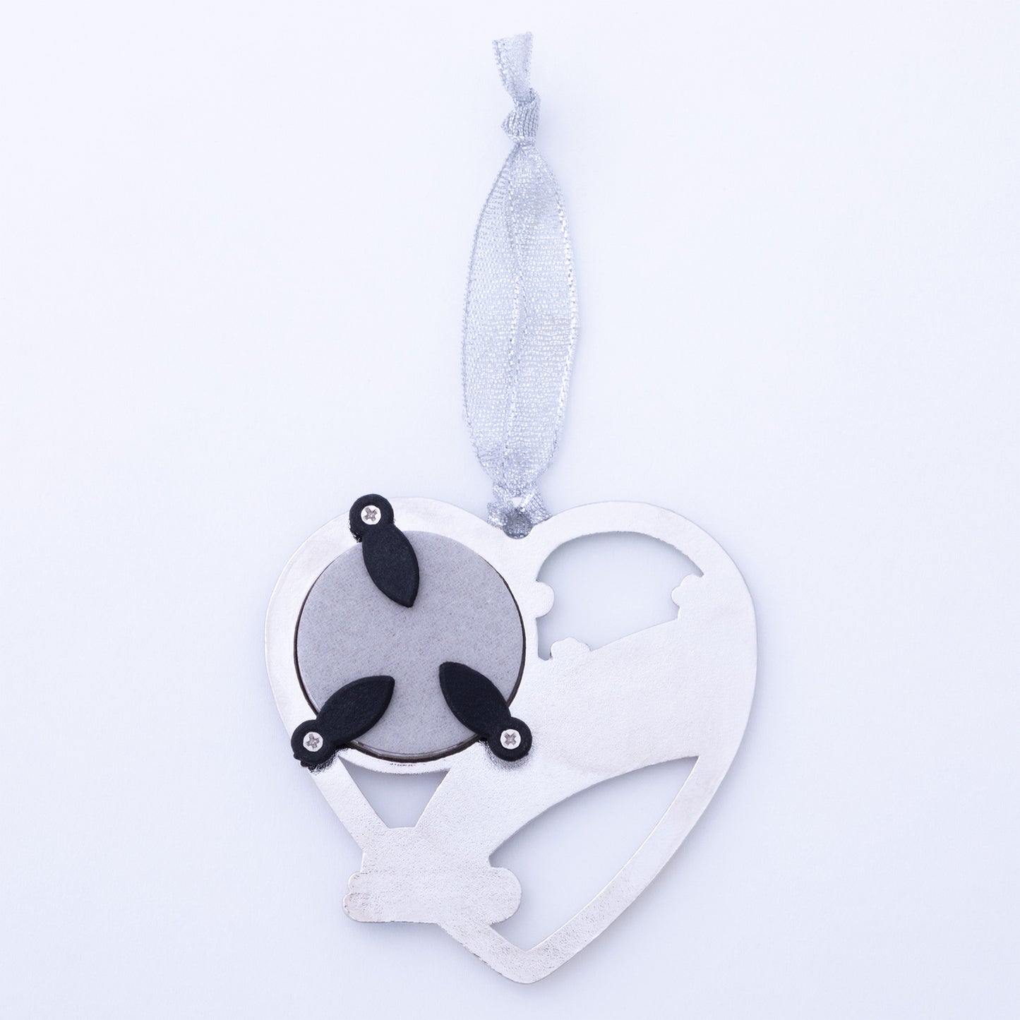 Rainbow Bridge Paw Print Photo Ornament