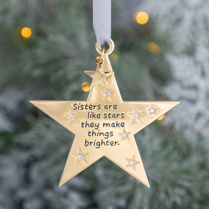 Sisters/Mothers Are Like Stars Ornament