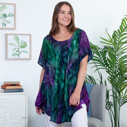 Peacock Love Tunic | Fair Trade