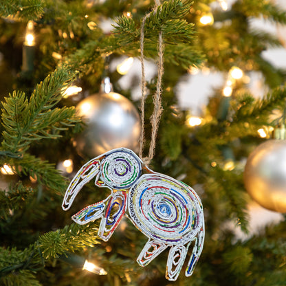 Recycled Magazine Ornament | Handmade, Fair Trade