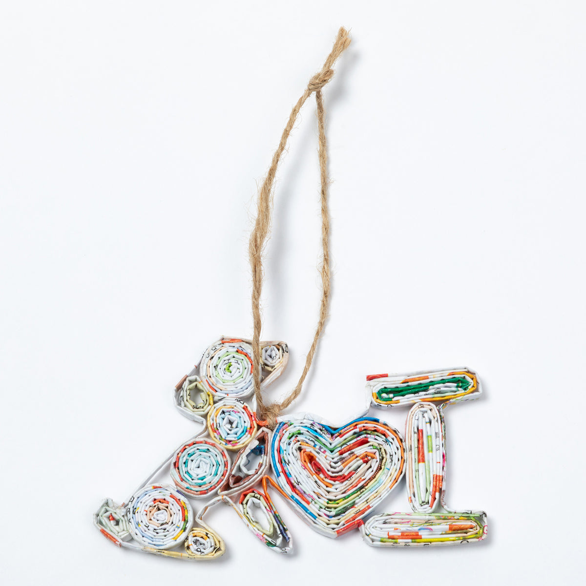 Recycled Magazine Ornament | Handmade, Fair Trade