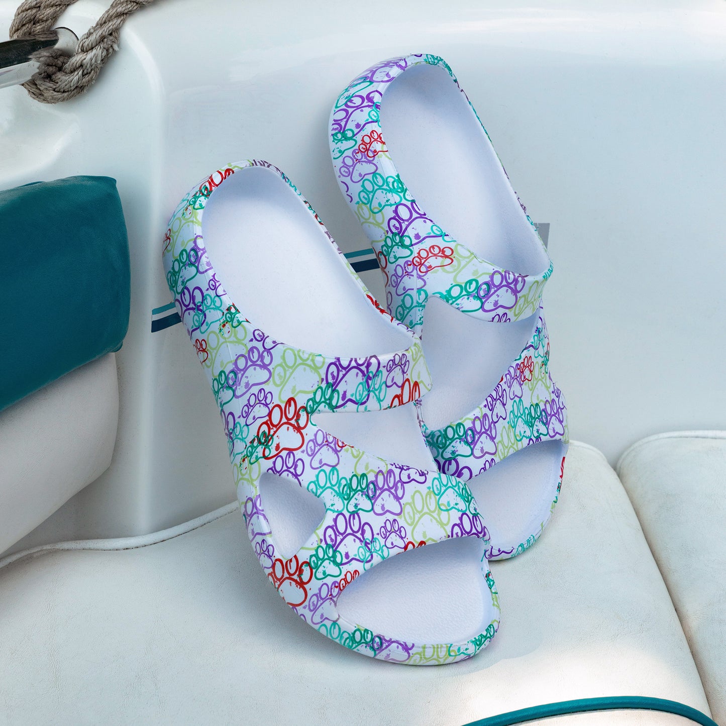 Positively Inspired Slide Sandals