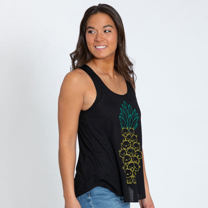 Cat Pineapple Tank Top