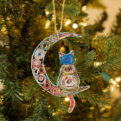 Recycled Magazine Ornament | Handmade, Fair Trade