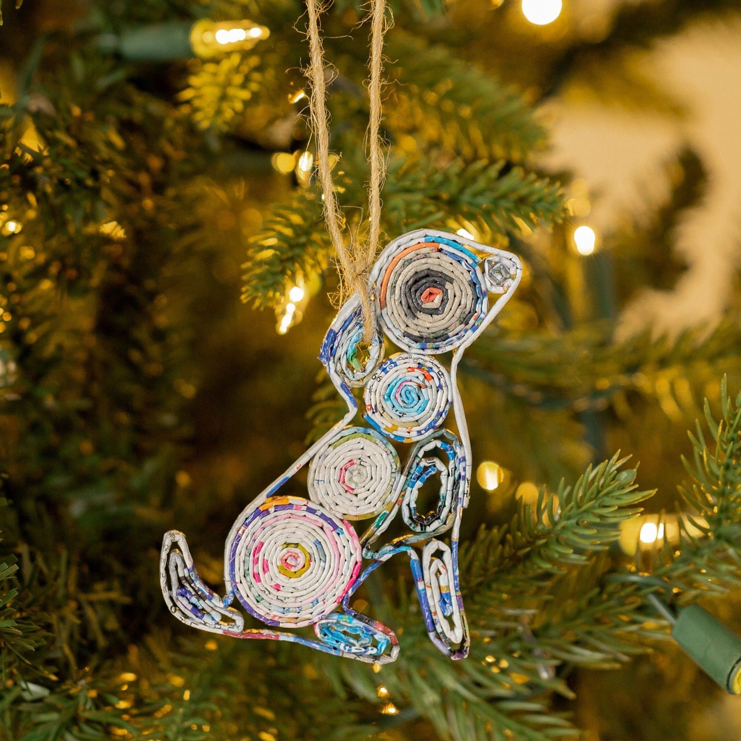 Recycled Magazine Ornament | Handmade, Fair Trade