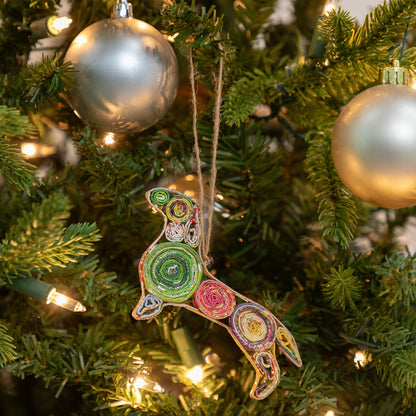 Recycled Magazine Ornament | Handmade, Fair Trade