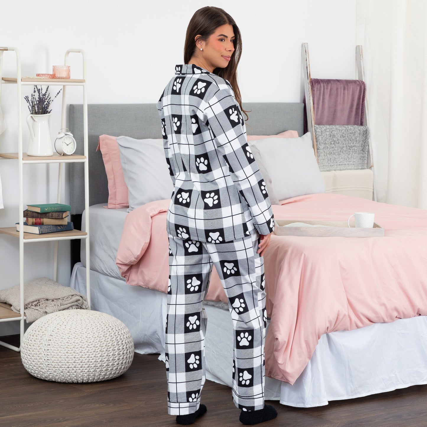 Flannel Paws Pajama Set