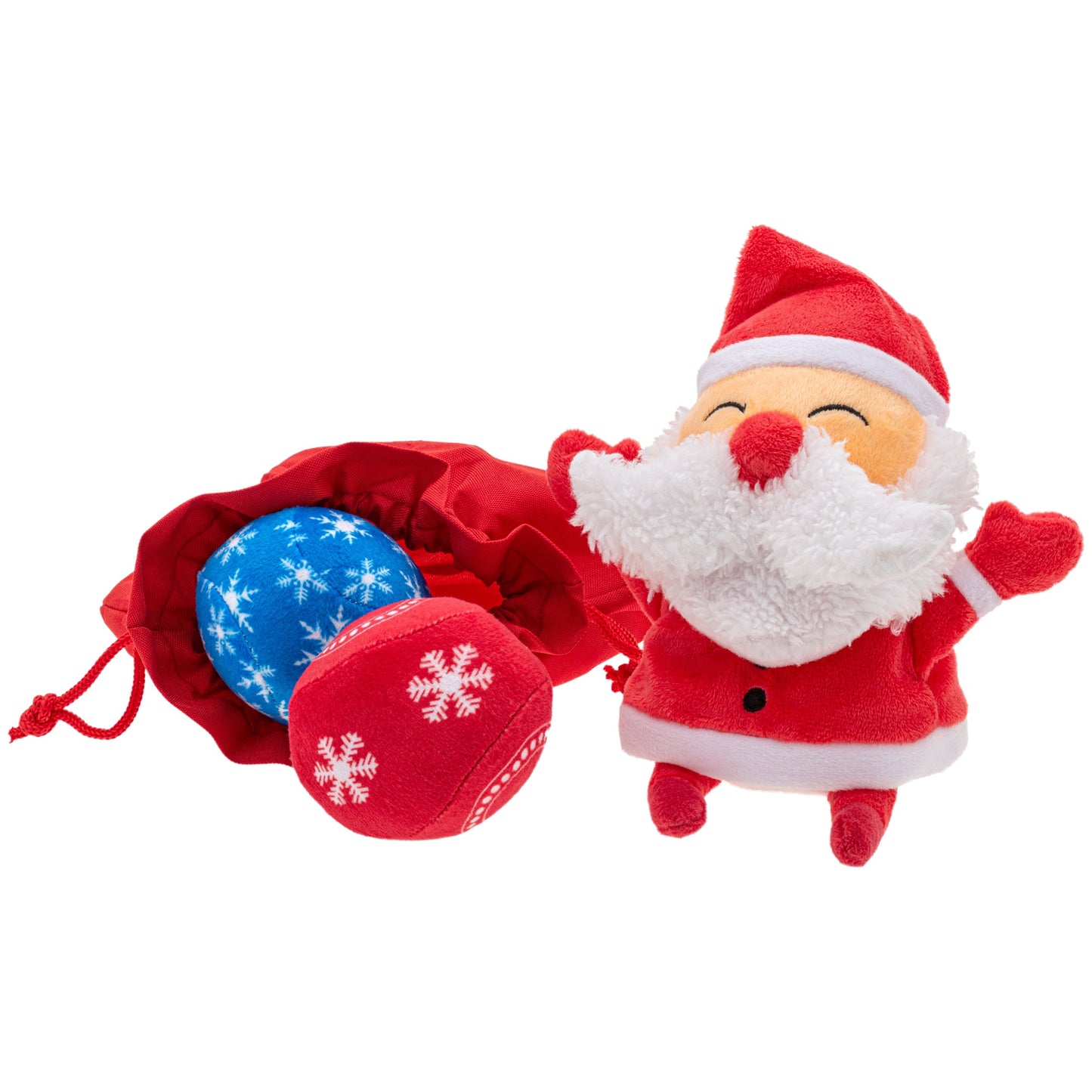 Cash & Coop Santa Dog Toy