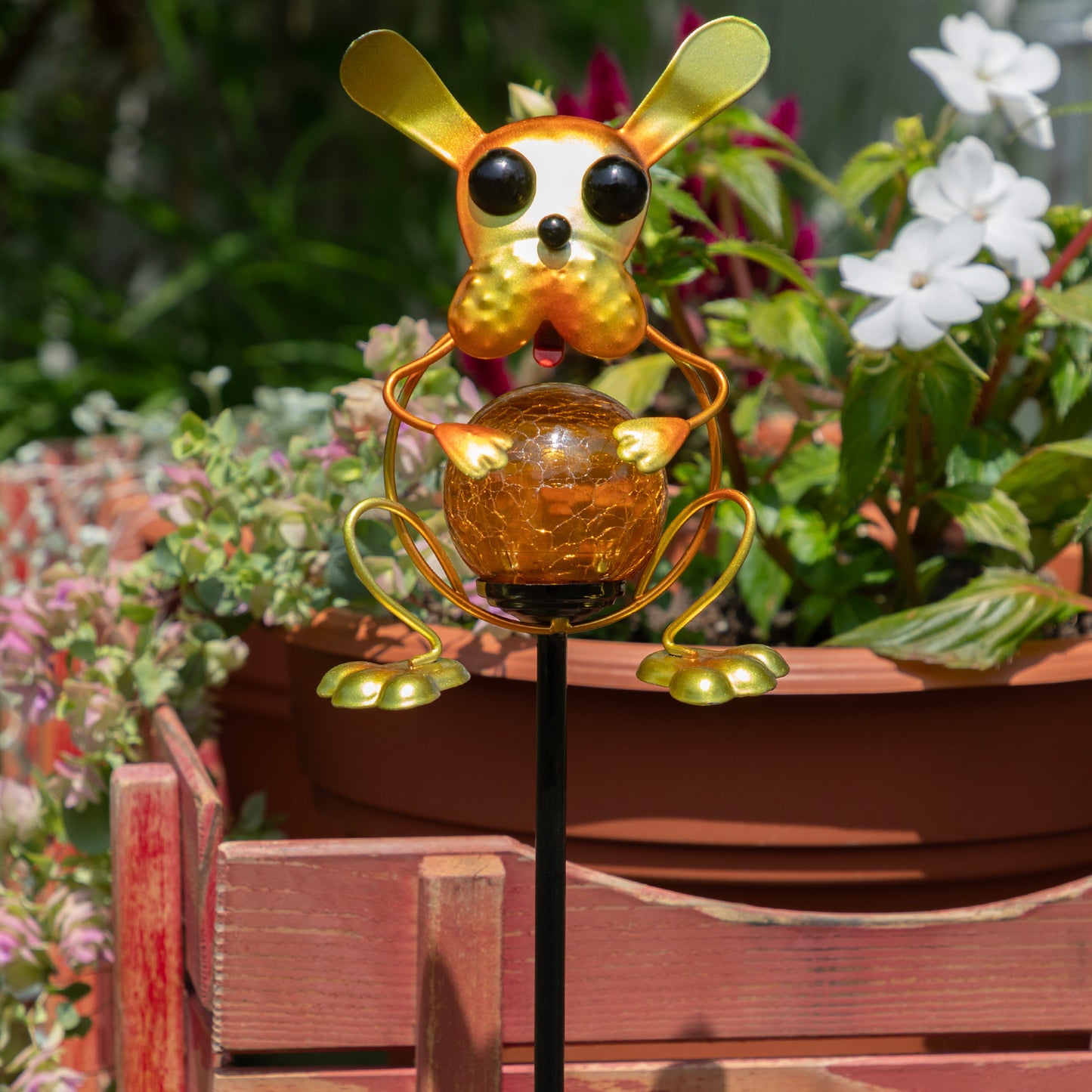 Colorful Pet Solar Garden Stake