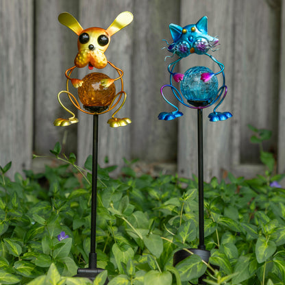 Colorful Pet Solar Garden Stake