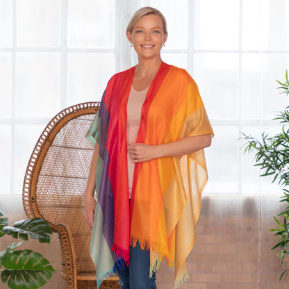 Handwoven Kimono Cover-Up | Fair Trade