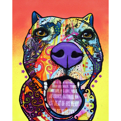 Dean Russo Watermark Dog Print