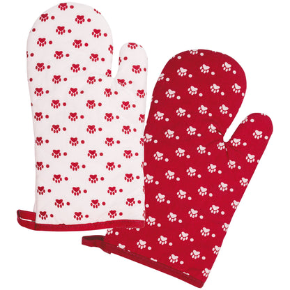 Pets & Paws Oven Mitts - Set of 2