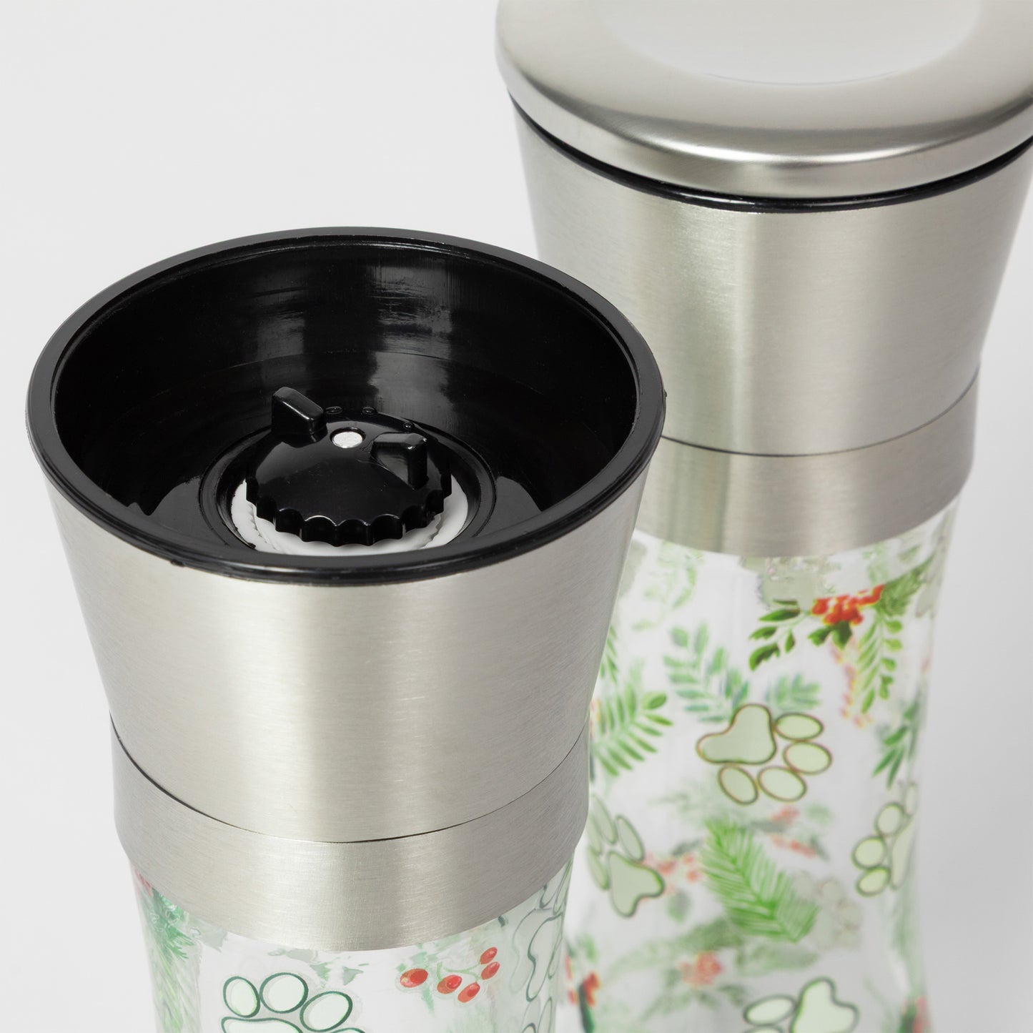 Stainless Steel Salt & Pepper Grinder Set
