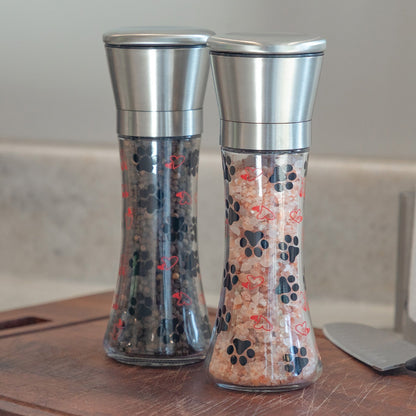 Stainless Steel Salt & Pepper Grinder Set