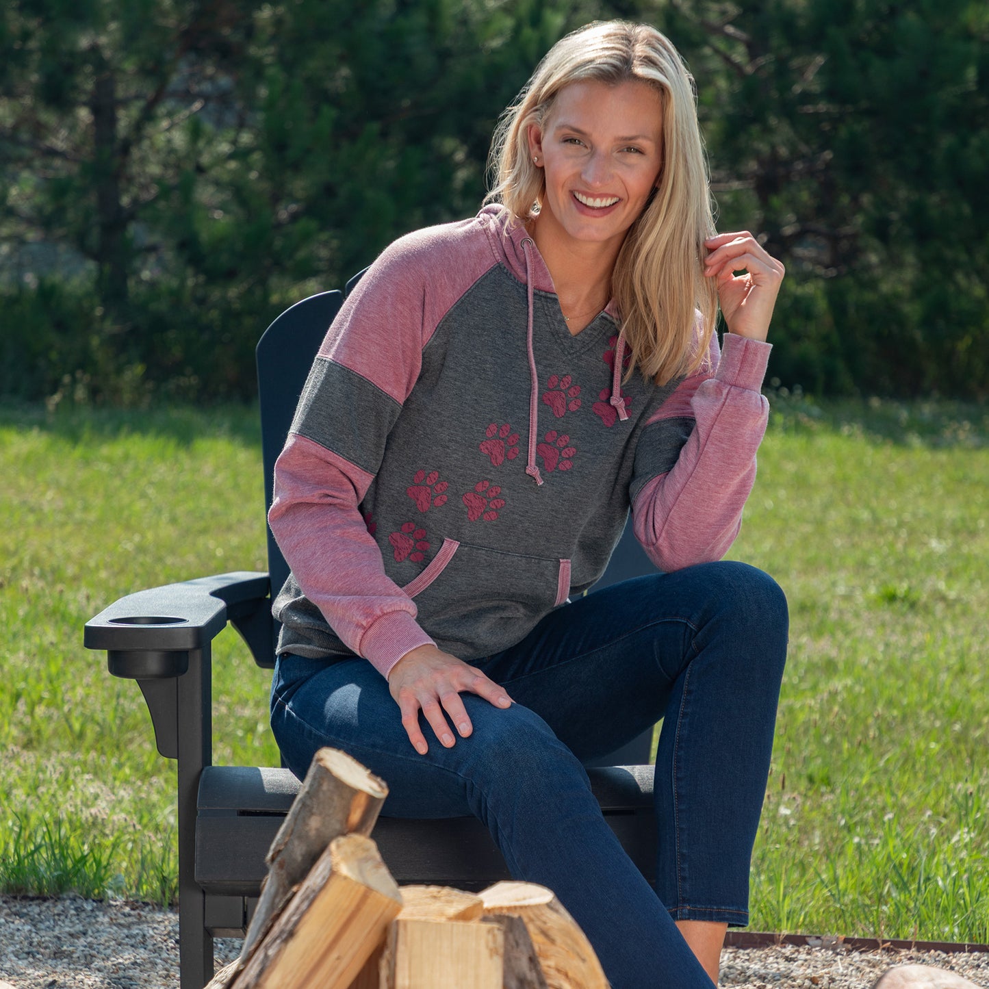 Walking Paws Burnout Hoodie