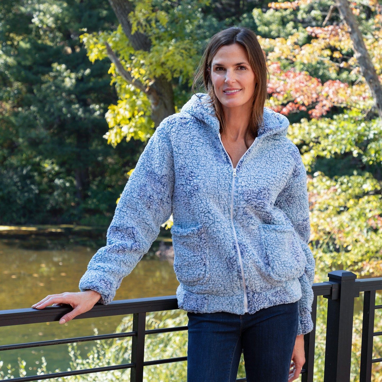 Cozy in Paws Plush Sherpa Fleece Hooded Jacket