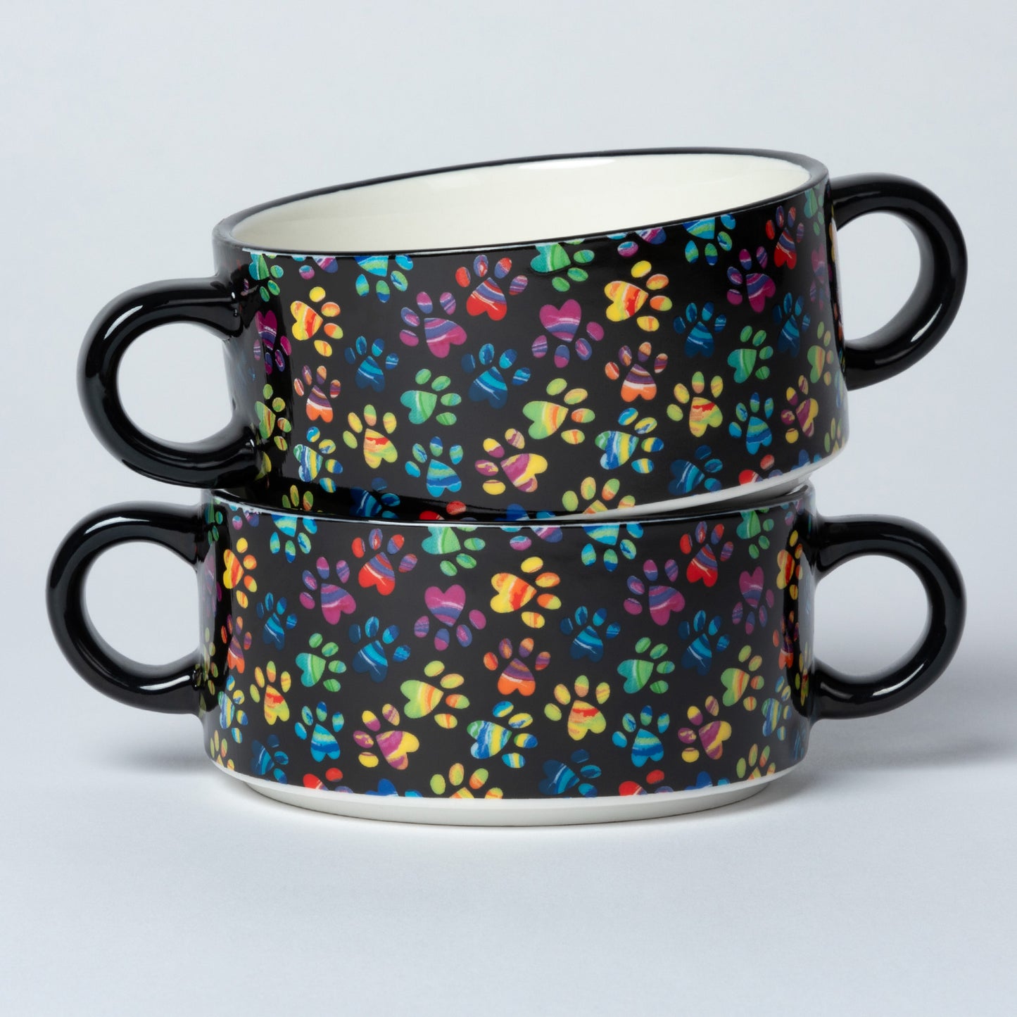 Double Handle Soup Cups - Set of 2