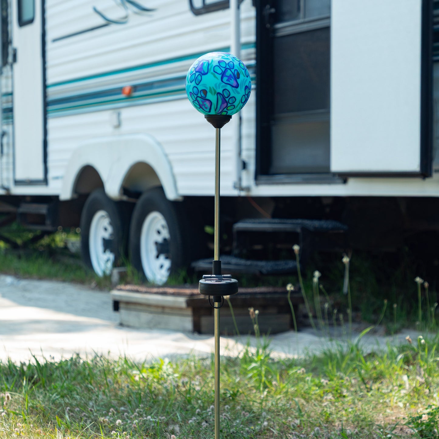 Pawsitively Beautiful Solar Garden Stake