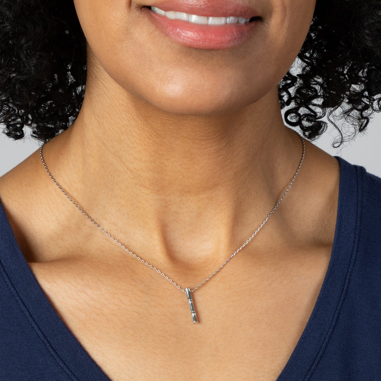 Carry a Little Luck Pewter Necklace