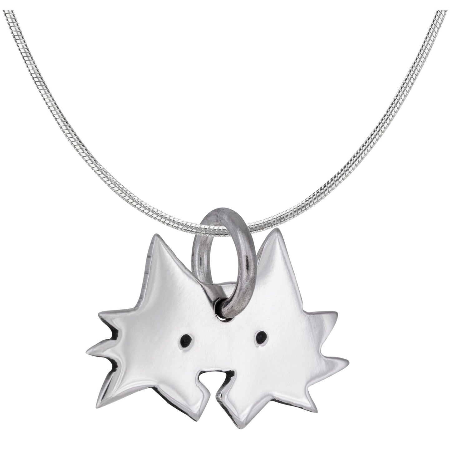 Sterling Silver Cat Necklace