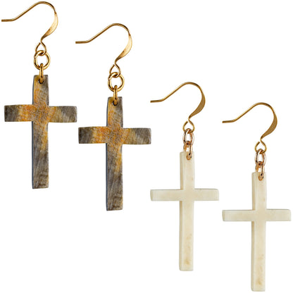 Faith Cross Earrings