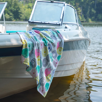 Paw Print Oversized Beach Towel