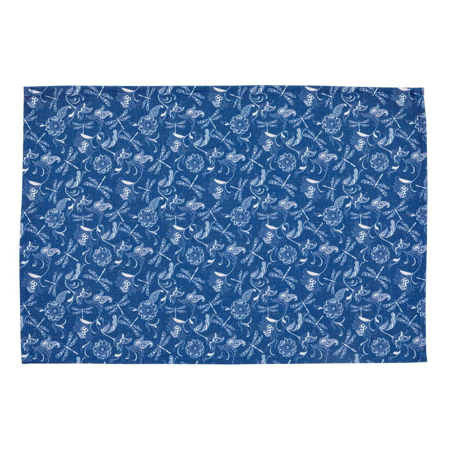 Blue Paisley Placemats - Set of 6