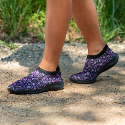 Purple Paw Flex Walking Shoes
