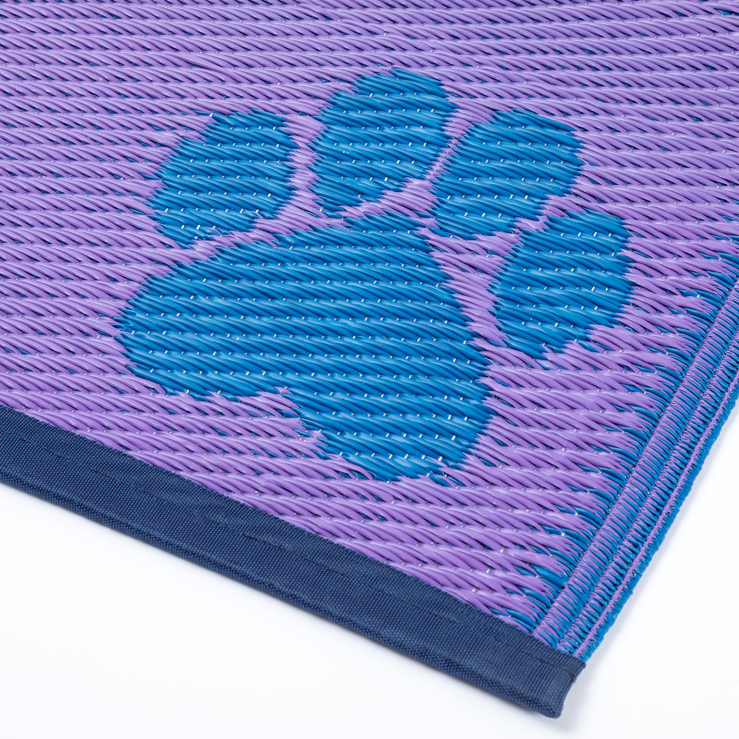 Paw Print Outdoor Reversible Patio Rug