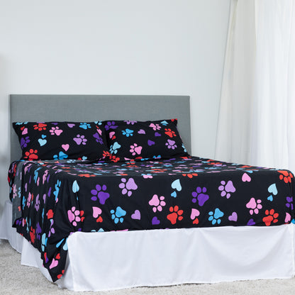 Perfectly Patterned Paws Sheet Set