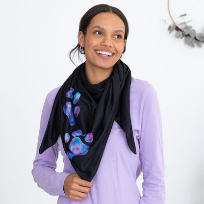 Fleece Lined Oversized Bandana Scarf